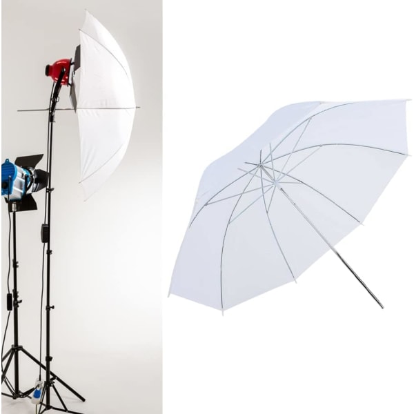 Mjukt paraply för professionell porträttfotografering Fotoljusblixt Kontinuerlig belysning (storlek: vit)