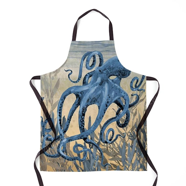 Estetisk Kvinnors Förkläden Barns Vattentät Servitris Arbete Förkläde Original Olje Resistent Hawaiian St Förkläden Mode 2307-bttwq-0000320- 38X47CM(S)