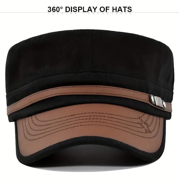 1st Platt Hatt, Solskydd Platt Keps för Män Kvinnor