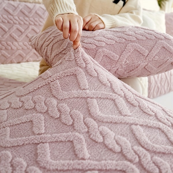 1 st Nordic Stretch Soffa Slipcover, Halkfritt sofföverdrag, Anti Pet Scratch Möbelskydd För Sovrum Kontor Vardagsrum Heminredning