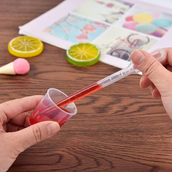 30 ml Mätkoppar i Plast, 10-pack Transparenta Mätbägare 10 Pcs