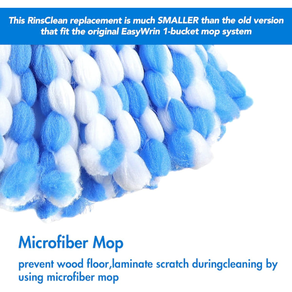3 kpl Mop-Päällisiä O-Cedar RinseClean Spin Mopille - Helppo Puhdistus 3pc for Rinseclean Base