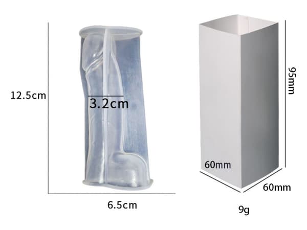 Silikonformer for støping av 3D-kroppslys