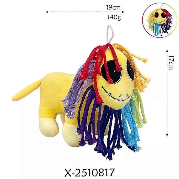 Poppy Playtime Kapitel 4 Yarnaby Pianosaurus Nightmare Critters Mjuka Plyschleksaker Presenter LGL A