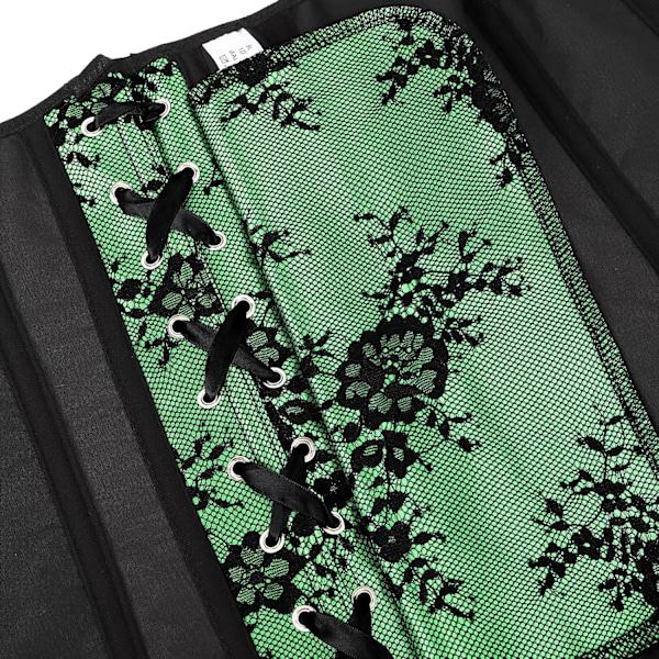 Naisten korsetit Overbust Bustier Top Gothic Sexy Olkapää 8127green 6XL 8127green 6XL