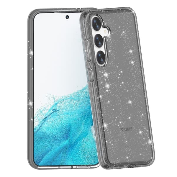 Samsung Galaxy S24 Deksel Glitrende Glitter Svart[ad][_max 39