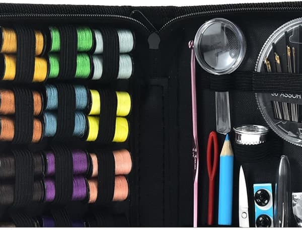 128-Piece Sewing Kit for Household, Convenient and Practical Sewing Box, Multifunctional Hand Sewing Set
