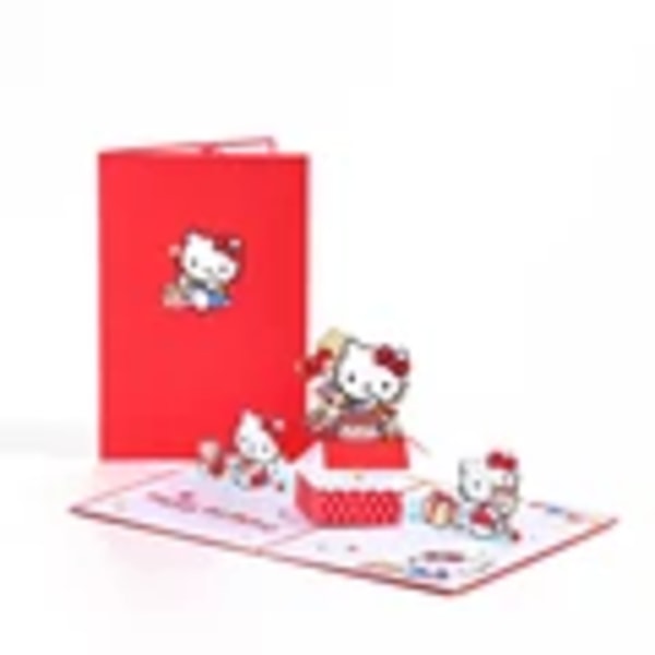 Stitch juhlii syntymäpäivää onnittelukortti luova pariovinen pop up 3D-kortti Boojiboo & Angel syntymäpäiväkortti syntymäpäivälahjat GXT-018