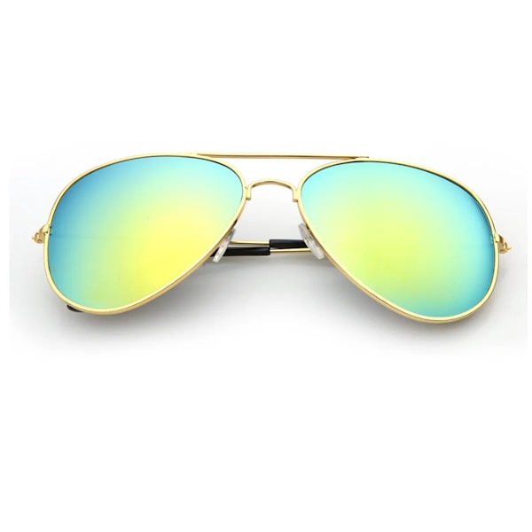 Naisten ja miesten pilotti-aurinkolasit pyöreät gradienttipeili aurinkolasit Oculos Lentes Gafas De Sol Pilot Model 04 Muut