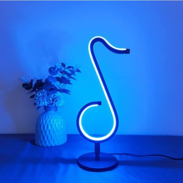 LED bordslampa Modern design med fjärrkontroll RGB bordslampa för vardagsrum