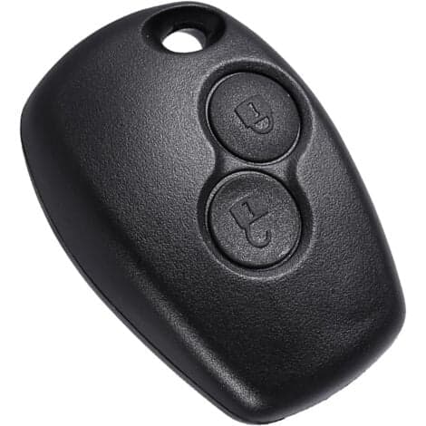 Nøglehus 2 Knapper uden Blad Kompatibelt med Renault Clio 3, Twingo 2, Master 3, Kangoo 2—max