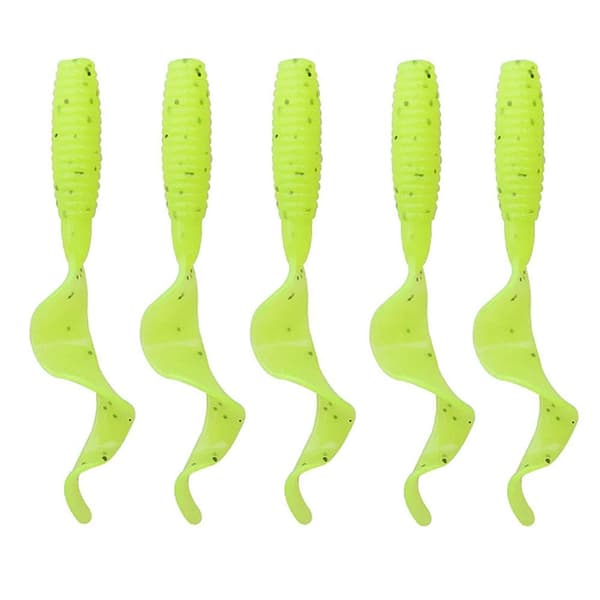 35 kpl Jigejä Standardi Curly Tail 55 mm - Perfet-max