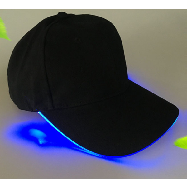 Menn Kvinner LED Baseballcaps LED Lys opp Hatt Flash Glow Rave B B