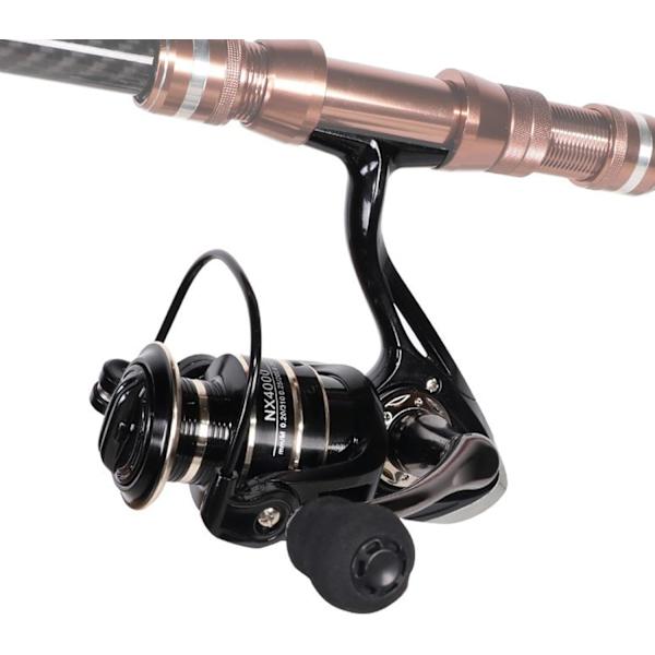 NX-7000 Saltvanns Fluestang Snelle, Aluminiumslegering Fiskeutstyr med Gear Ratio 5.2:1 NX-7000