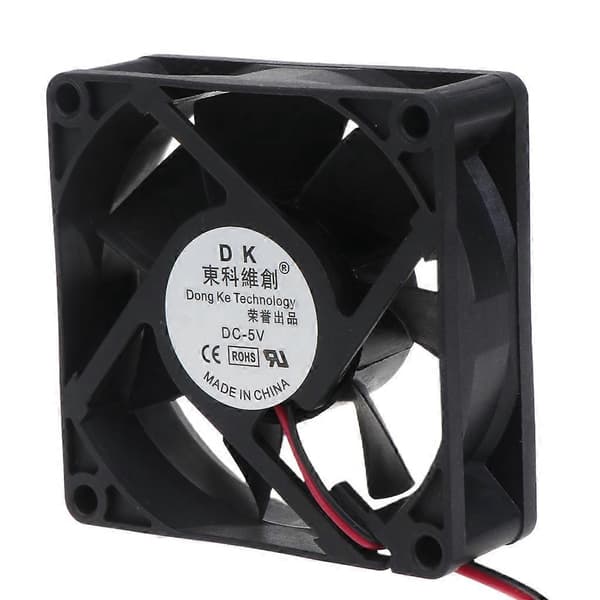 7x7x2,5cm CPU Blæser XH2.54 2Pin Dobbelte Kuglelejer PC Server Køler Radiator 2200R 12V_max