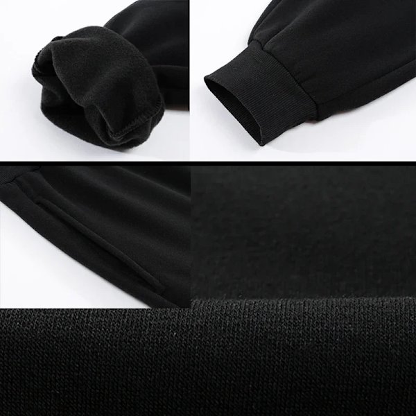 Män Sweatbyxor Mode Mångsidig Baggy Jogging Byxor Utomhus Hög Kvalitet Bekväm Sport Casual Hot Tracksout Tro User 2024 Navy M