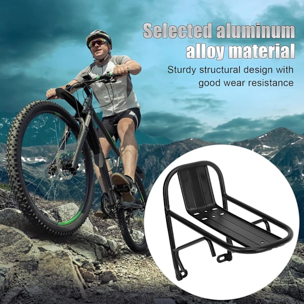 Framtill Cykelhållare Bagagehållare i Aluminiumlegering Fram för Mountainbikehållare för Cykling