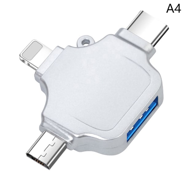 3 i 1 OTG Adapter Typ C Micro USB Lighting 3.0 OTG Adapter US A4 SQBB