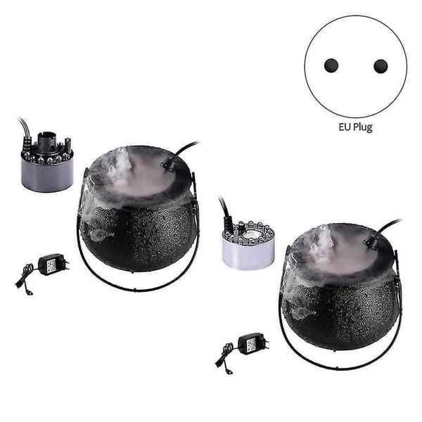 Halloween Røykmaskin Led Luftfukter Tåke Mist Maker Fargeendring_max