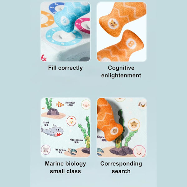 Förskolefiskespel | Plyschfiskeleksak & Ergonomiskt Färgmatchningsspel för Barn