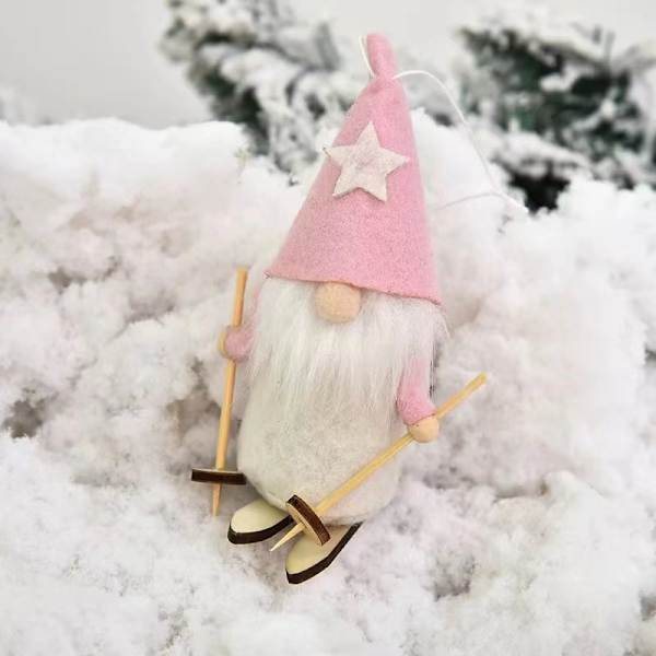 Gnome Julepynt Plys Tomte Dukke Figurer（2stk）