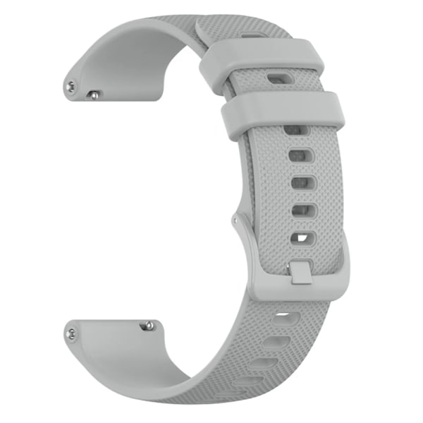 20 22 mm silikone rem til Garmin Venu 3 Band Forerunner 265 255 245 Music Vivoactive 4 Band til Garmin Venu Sq 2 Plus armbånd Grå 22mm