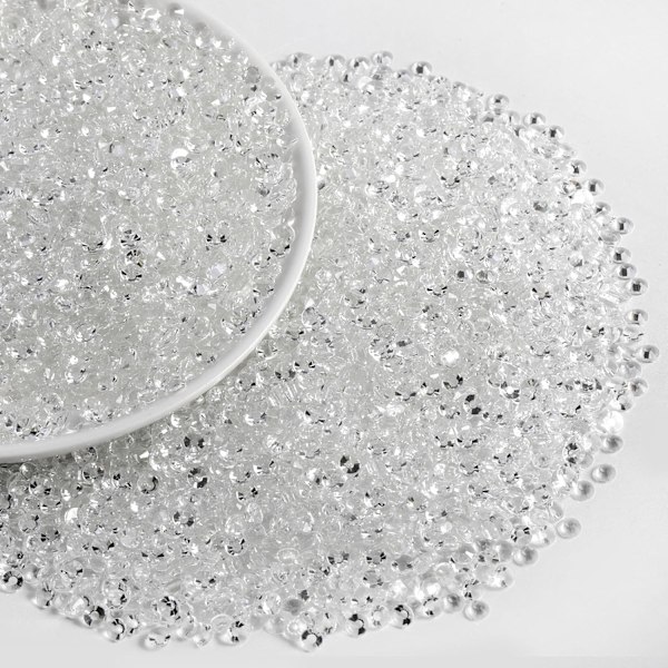 14400 stk Krystal Flatback Rhinestones til DIY Håndværk, Transparent, SS20, 4,6-4,8 mm Transparent SS20/14400pcs