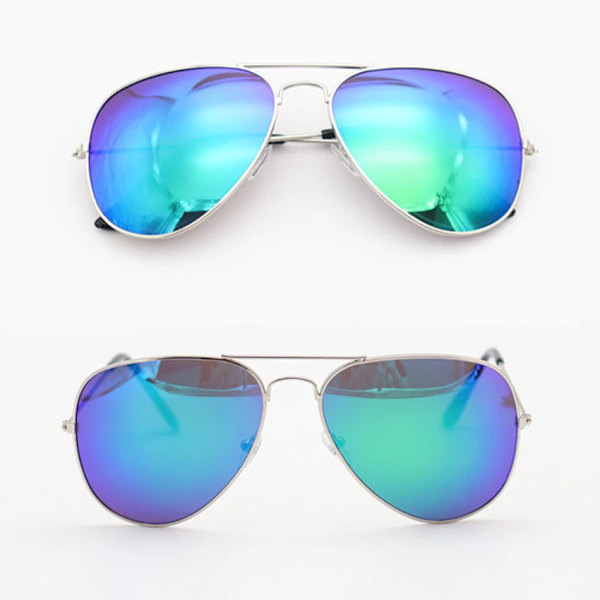Moderne solbriller til kvinder og mænd - Pilot runde gradient spejl damebriller Oculos Lentes Gafas De Sol Pilot Model 30 Andre