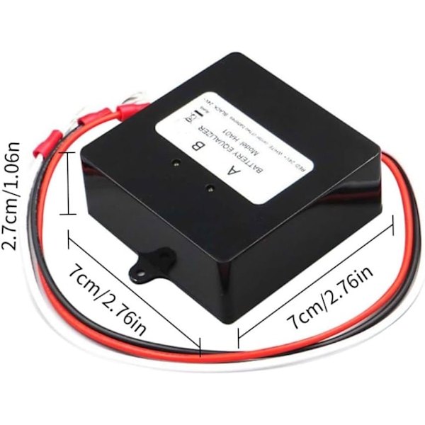 Batteriutjämnare 24V Bly-syra AGM Gel Översvämmade Batterisolpanel Laddningsbalanserare HA01 Utomhusliv