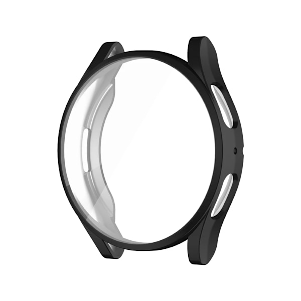 Etui til Samsung Galaxy Watch 4 5 6 40 mm 44 mm Cover Dækning Silikon TPU Bumper Skærmbeskyttelse Fuld tilbehør Sort Galaxy Watch6 40mm