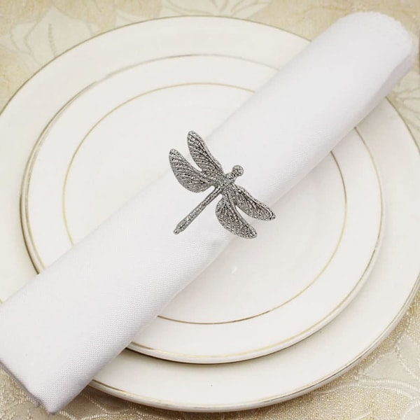 10 stk. Libell Dragonfly Servietteringer, Dyr Insekt Dragonfly Serviettringholder