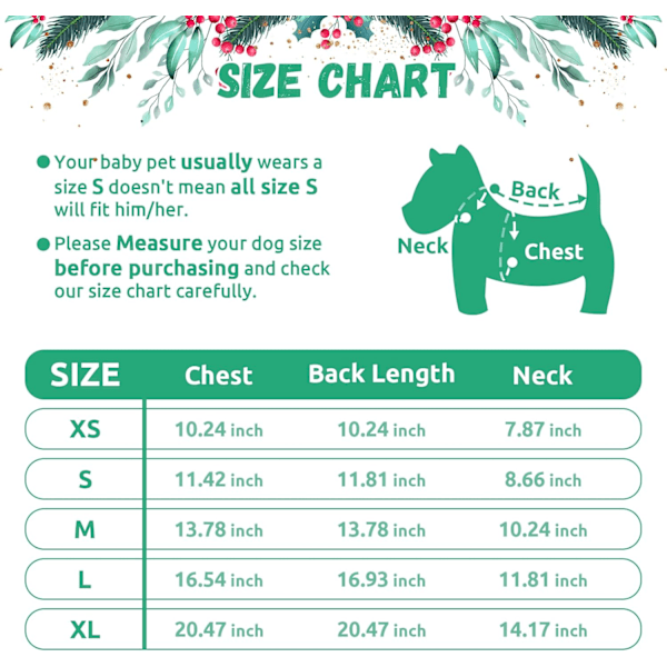 Joulukoiranpaidat Joulu lemmikkieläinten vaatteet Raidallinen hirviasu Lomasoutut Lahjat Pennu Kissa Neulotuja paitoja (M, Vihreä Valkoinen Raidallinen Hirvi)