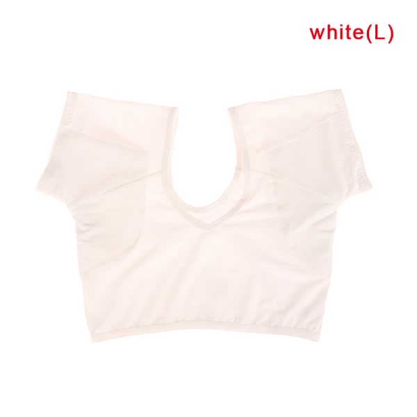 T-shirt Shape Sweat Pads Återanvändbara Tvättbara armhålor Perf White L SQBB