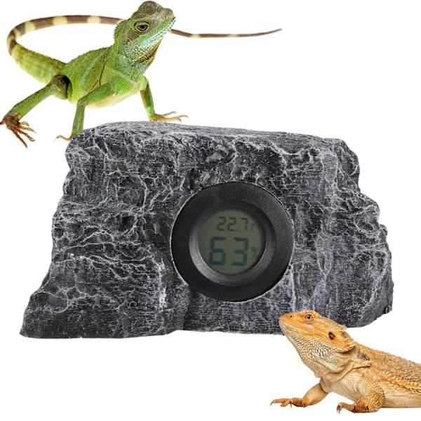Akvarium Termometer, Stein Design Temperatur- og Fuktighetsmåler for Reptiler