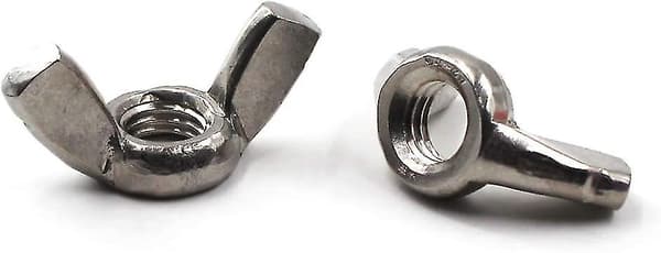 M10 Siipimutteri 304 Ruostumaton Teräs Kierremutteri Käsiruuvimutteri (20 kpl) - Superb-max