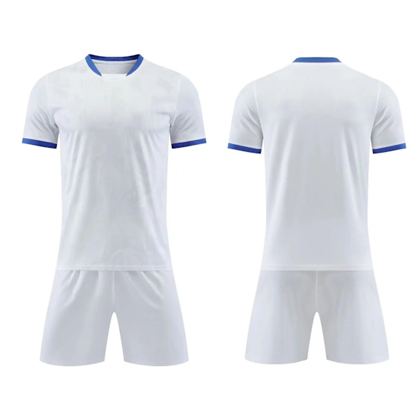 Barnfotbollströjor Herr Pojkar Fotbollskläder Set Kortärmad Barnfotboll Uniformer Vuxna Barn Träning  Träningsdräkt Jersey Elfenben XS Ivory XS