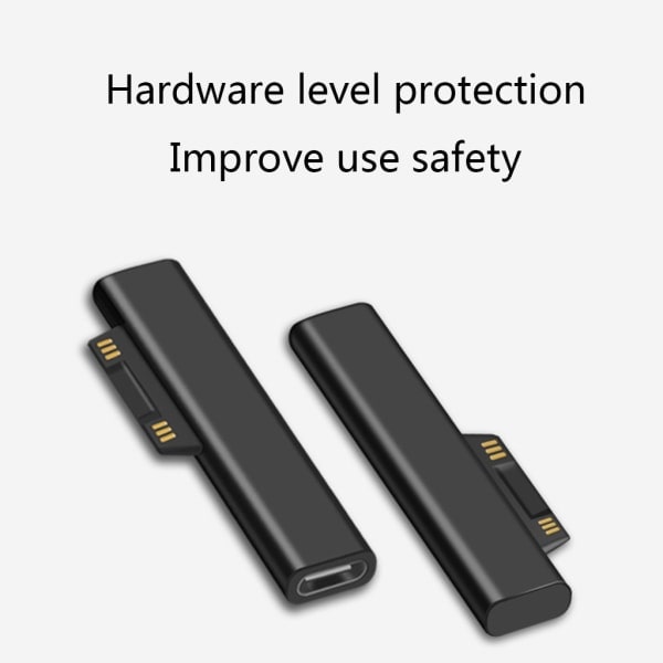 Surface Connect - USB-C-laddningskontakt för Surface Pro 3 4 5 6 Hållbar