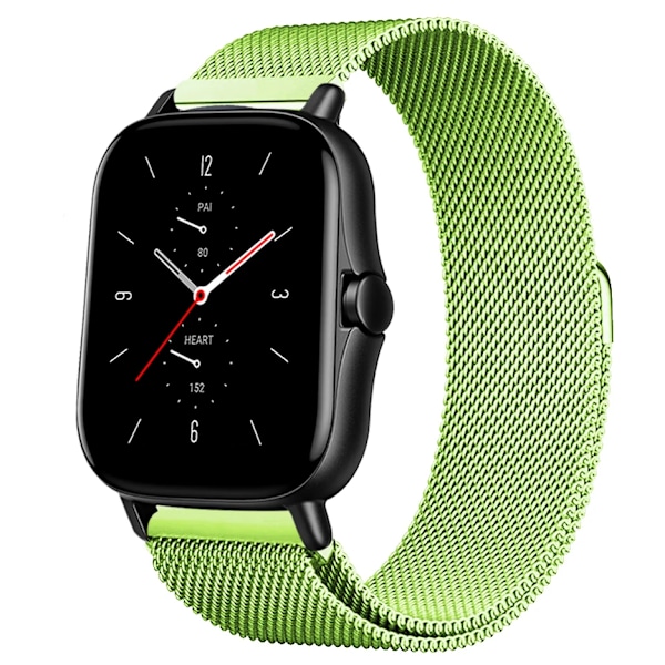 Magnetisk rem for Amazfit GTS/4/2/2e/GTS2 Mini/3/GTR 4/3/2/47mm 20mm 22mm metallnett Smartwatch Mesh Amazfit Bip 5-rem Mint 20mm