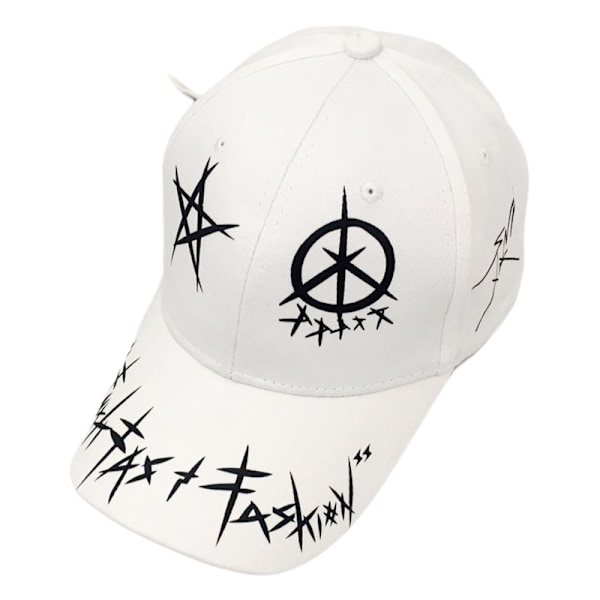 Unisex Graffiti Baseball-lippis, K-pop Pojat Ulkoilma Solki Lippi, B B