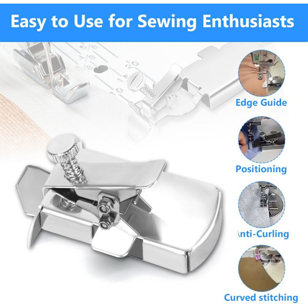 Multifunktionell Magnetisk Sömguide, 2-Delars Sytillbehör med Klämma 2 pcs