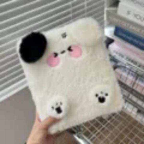 A6 Permbinder Fotoalbum Innehavare Søt Plysj Hund Katt Fotoalbum Kpop Idol Fotokort Samlebok Studenter Skole Notatbok Brevveksler Cover B