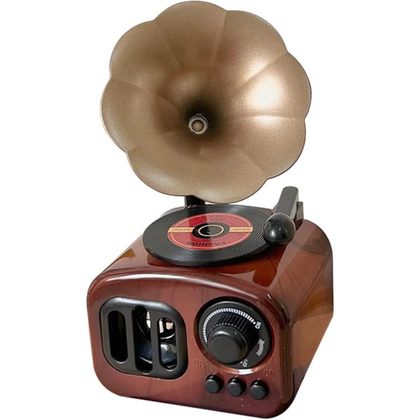 Musiklådor för flickor – Klassisk grammofon nostalgisk låda, mors dag dekoration Speldosa för grammofon