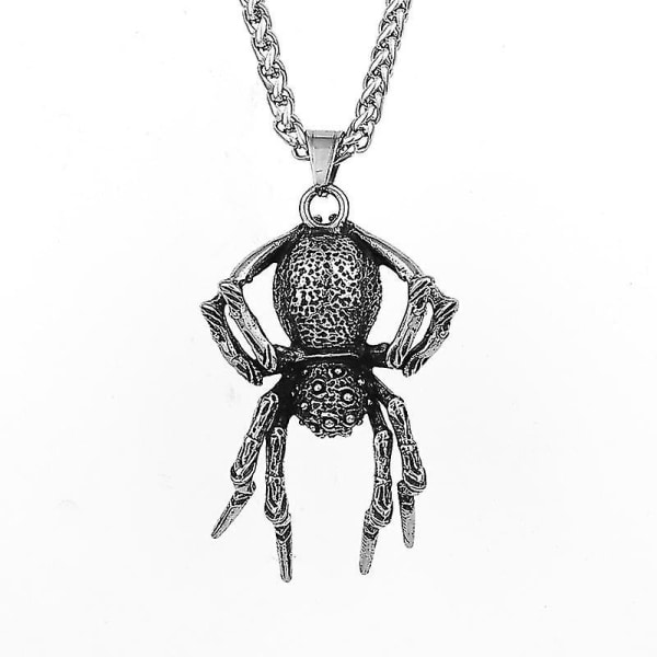 Retro Punk Cool Multiple Eye Octopus Spider Insektshänge Halsband För Män Dominant Rock Street Party Biker Smycken