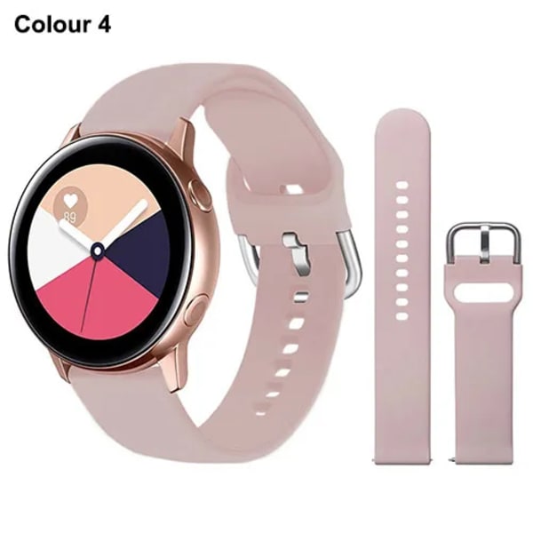 20 mm 22 mm silikoninen ranneke Samsung Galaxy Watch Active 2 Watch 3 4 5 6 45 mm 42 mm 47 mm Gear S3:lle, ranneke Amazfit bip Color 4:lle Gear S3:lle