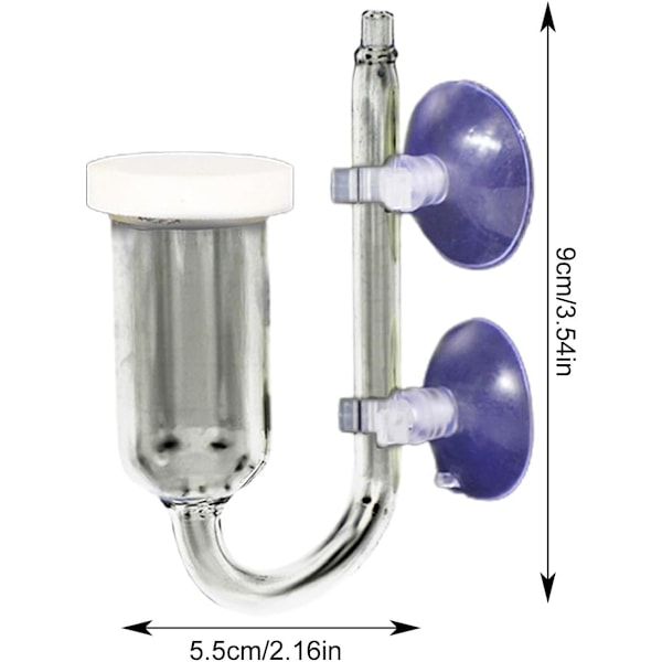 Stor fiske-tank oksygenforfiner, Atomisert oksygen-skive diffusor for Betta og reketank Great