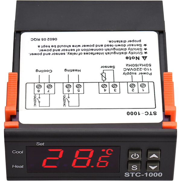 Akvaarion inkubaatiolämpötilan kytkin, termostaatti, elektroninen digitaalinen mikroskooppi, tietokoneen lämpötilan säätö (110V-220V)