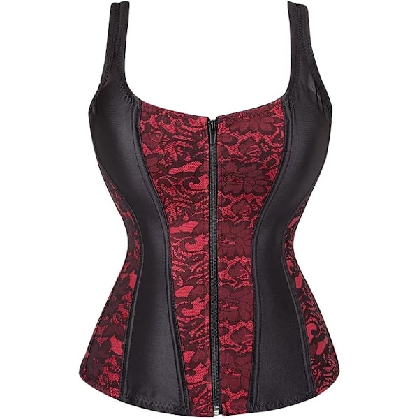 Naisten korsetit Overbust Bustier Top Goottilainen exy houlder Punainen 2928 S Red 2928 S