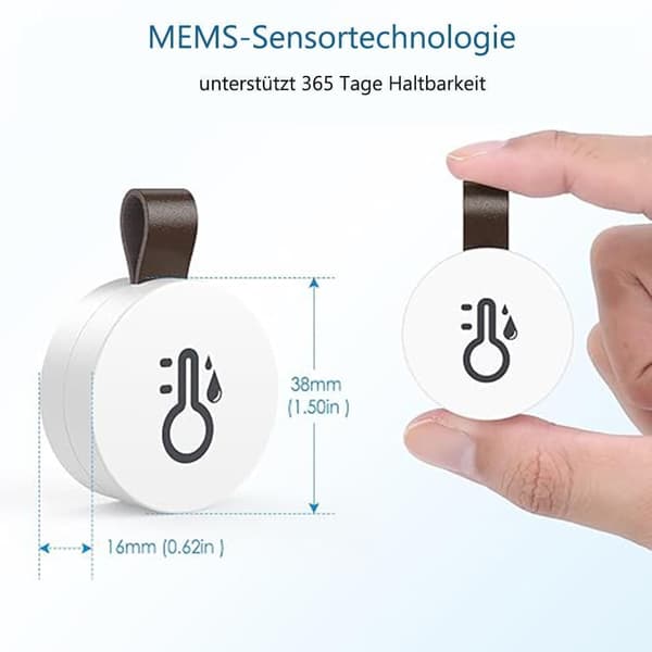 Lollanda Bluetooth Termometer & Hygrometer med Datalagring / Trådlös termometer och hygrometer med App och Datavisning 1-st