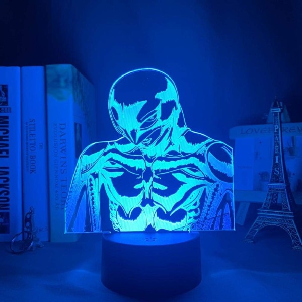 Berserk LED 3D-lampe Lllusion Light Skrivebordslampe Japansk Anime