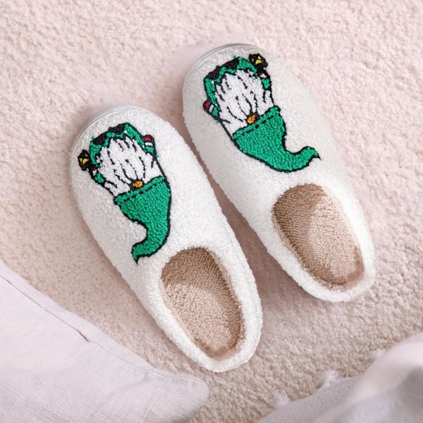 Juletoffler for kvinner og menn, elg i plysjdesign Green Dwarf I 44/45 EU
